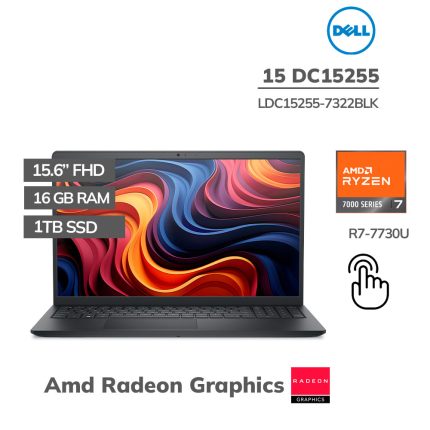 Laptop DELL 15 DC15255 (LDC15255-7322BLK)