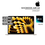 MacBooK Apple Air 13 M5 CHIP (MDHA4LL/A) STARLIGHT