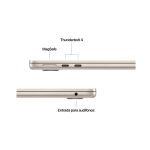 MacBooK Apple Air 13 M5 CHIP (MDHA4LL/A) STARLIGHT - Imagen 4