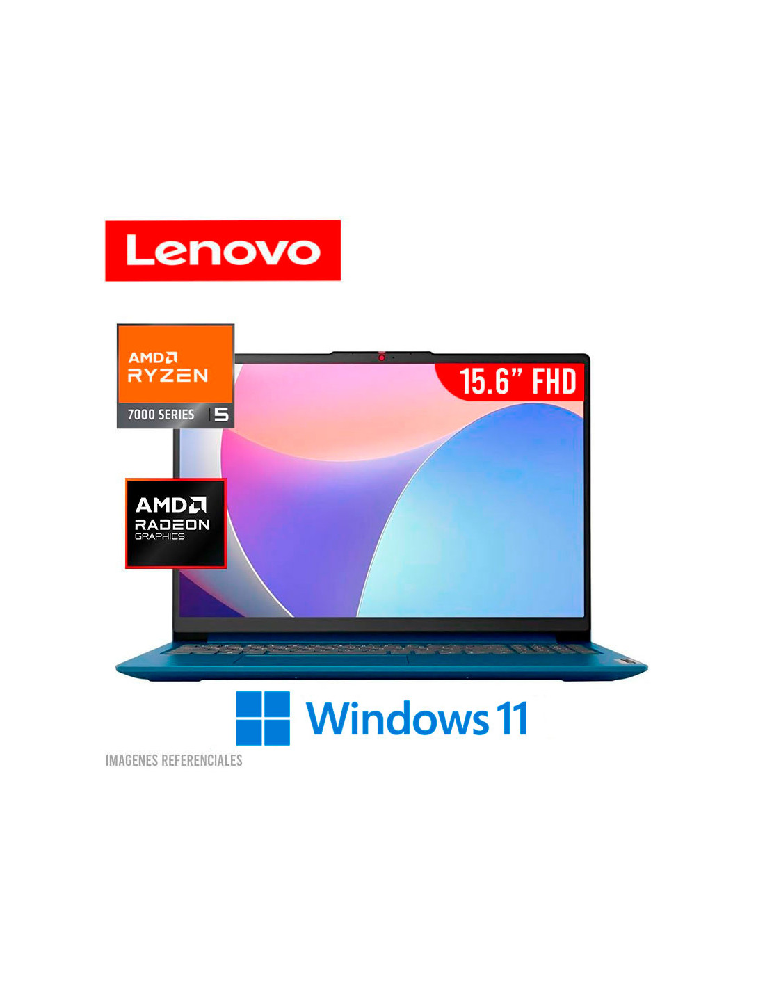 laptop-lenovo-ideapad-1-15amn7-ryzen-5-7520u-8gb-256gb-ssd-156-fhd-windows-1182vg00wxus Laptop Lenovo IdeaPad 1 15AMN7 (82VG00WXUS) - Imagen 1