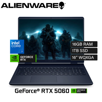 Laptop Gaming DELL Alienware Aurora 16 (LAC16250-7193BLU)