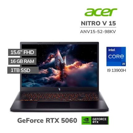 Laptop Gaming Acer Nitro V 15 ANV15-52-98KV (NH.U1NAA.001)