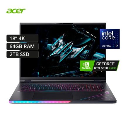 Laptop Gaming Acer Predator Helios 18 AI (PH18-73-962W)