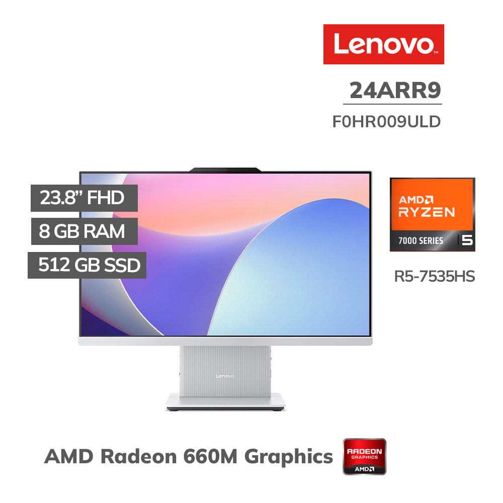 F0HR009ULD PC All-in-One Lenovo IdeaCentre 24ARR9 (F0HR009ULD) - Imagen 1