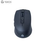 Mouse Inalámbrico Teros TE-1249AI, 2.4GHz, IA NEGRO