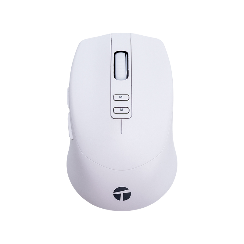 MSWBKTE1250AI_1779405790 Mouse Inalámbrico Teros TE-1250AI, 2.4GHz, IA BLANCO - Imagen 1