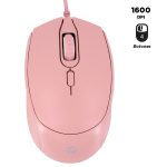 Mouse Teros TE-1226S óptico 1600 DPI USB PINK